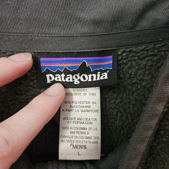 Patagonia Men's Size Large Gray Full Zip R2 Polartec Thermal Pro Jacket - Picture 4 of 11